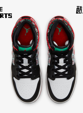 Nike/耐克正品Air Jordan1 AJ1女子GS大童篮球鞋 DM1208-150