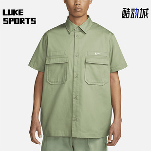 DX3341 Nike 386 男子翻领运动服T恤宽松衬衫 短袖 耐克正品 夏季
