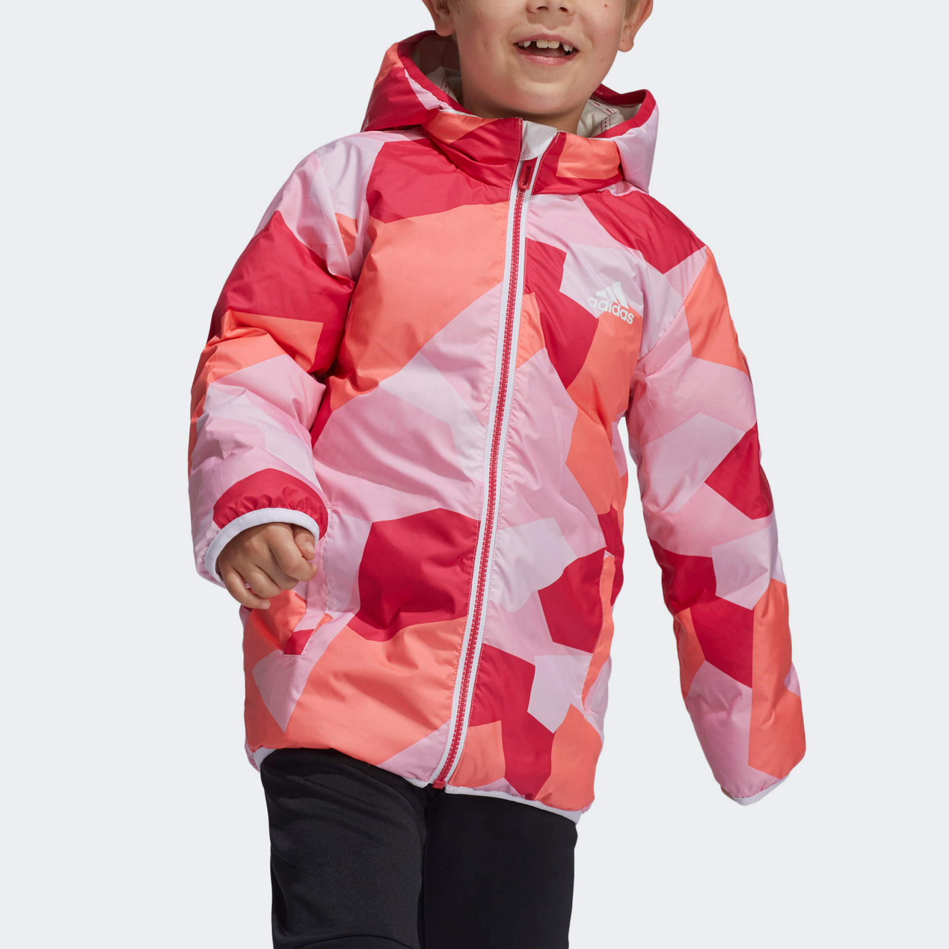 Adidas/阿迪达斯正品春季新款儿童休闲舒适运动羽绒服GG3641