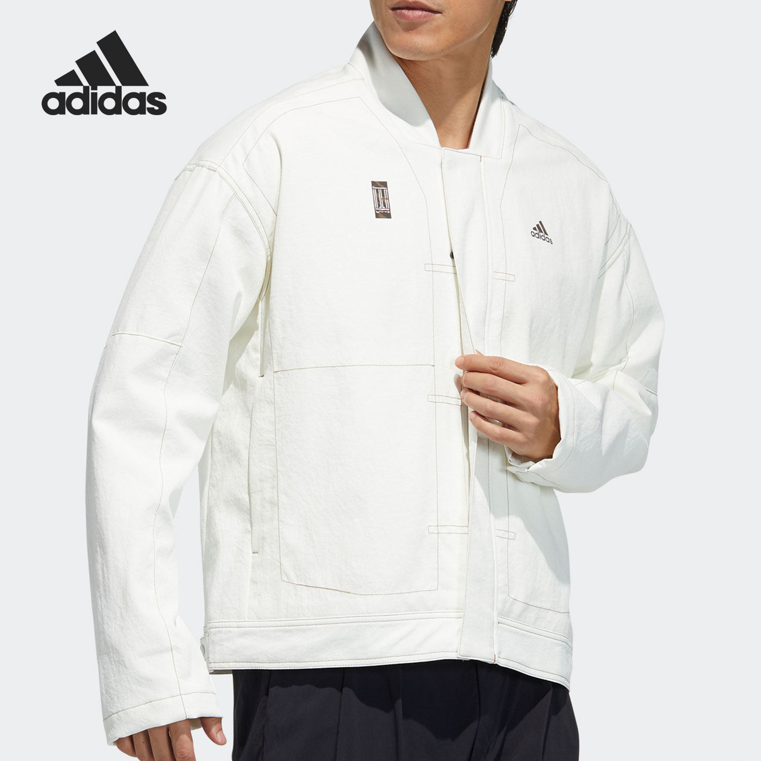Adidas/阿迪达斯正品春季新款男子武极运动服立领外套GP0906