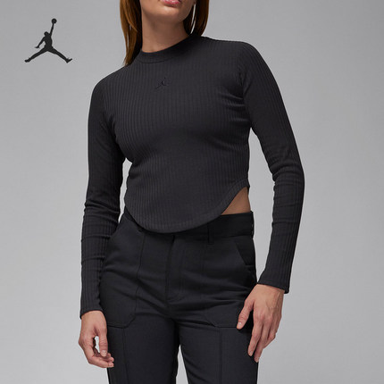 Nike/耐克正品Air Jordan 女士休闲运动针织长袖T恤FN5400