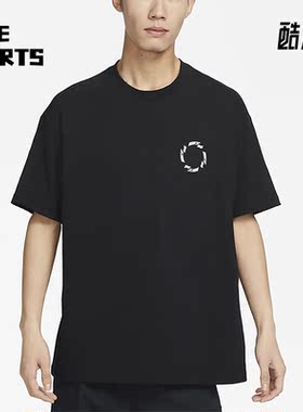 Nike/耐克正品夏季新款宽松印花男子运动短袖T恤FB8143-010