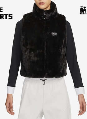 Nike/耐克正品女子毛绒马甲