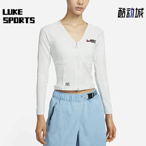 Nike/耐克正品新款女子休闲运动简约开衫外套FD4797-121