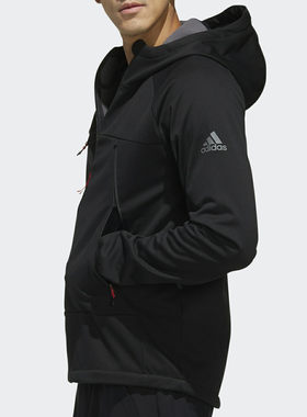 Adidas新款运动外套连帽休闲夹克