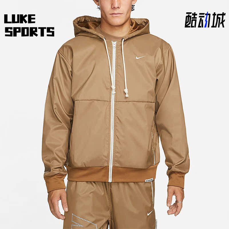 Nike/耐克正品冬季新款男子篮球运动加绒连帽外套DQ6185-258