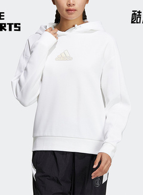 Adidas/阿迪达斯正品冬季新款女子运动休闲圆领卫衣连帽HR2596