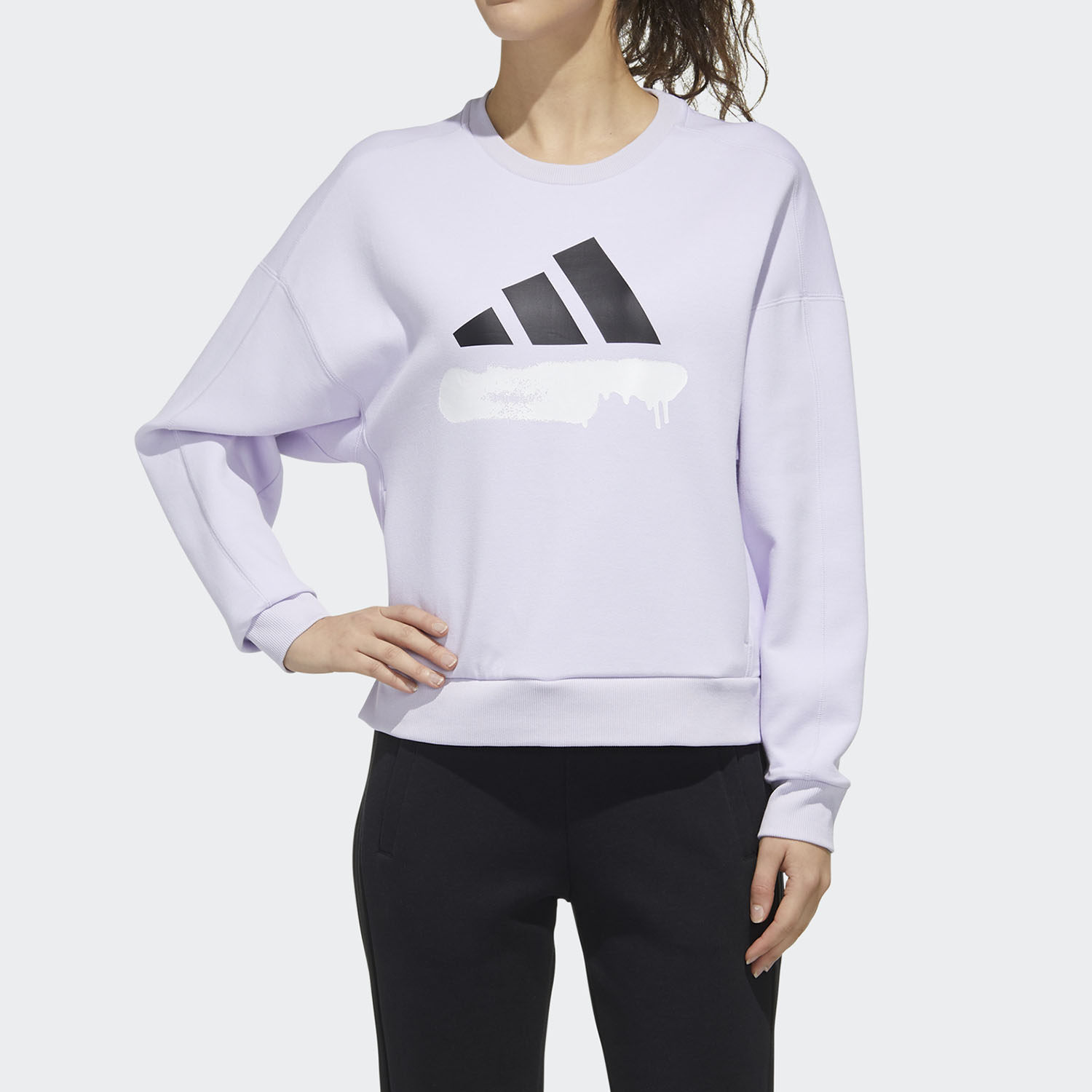 Adidas/阿迪达斯正品秋季SWEAT REBEL女装运动型格卫衣GG3393