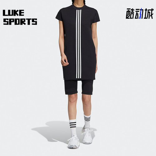 Adidas/阿迪达斯正品PRIMEKDRESS女子高尔夫透气运动连衣裙HB3572