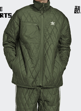 Adidas/阿迪达斯正品三叶草新款男子冬季运动夹克棉服H11428