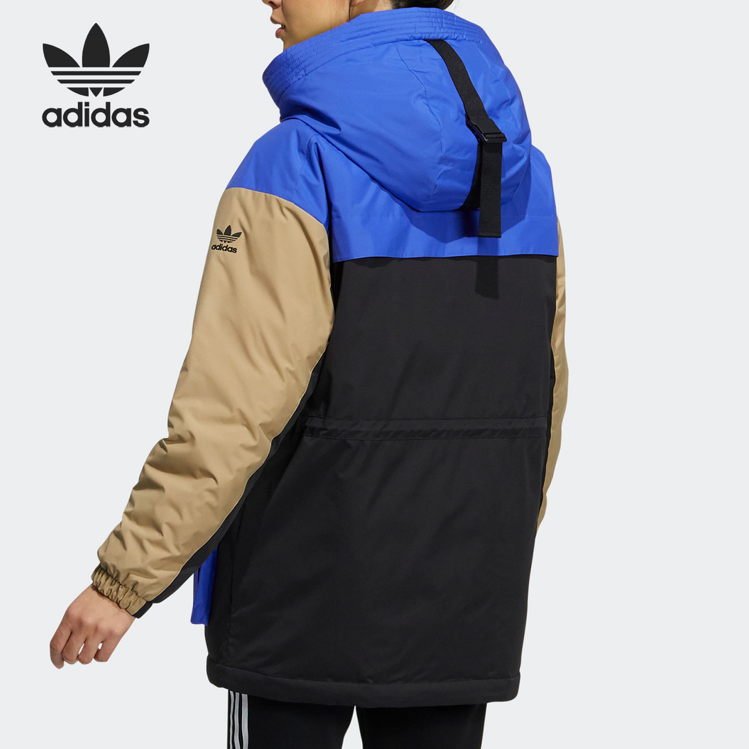 Adidas/阿迪达斯正品休闲三叶草休闲女子时尚羽绒服 HA47