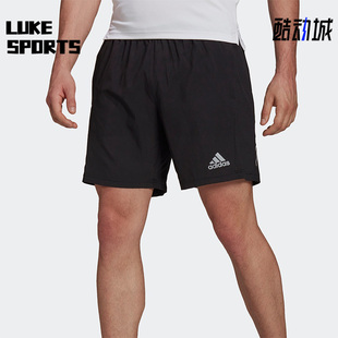 Adidas 夏季 男子运动休闲透气梭织五分裤 H58586 阿迪达斯正品