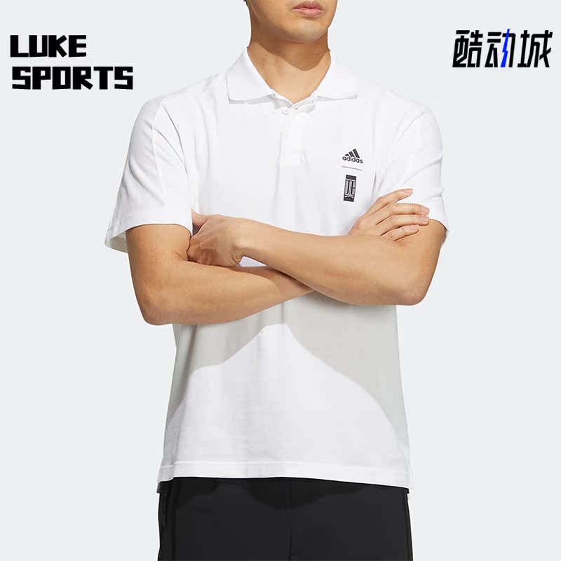 阿迪达斯男子舒适运动POLO衫休闲