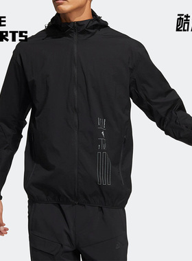 Adidas阿迪达斯正品夏季新款男子运动休闲连帽夹克外套HE9915