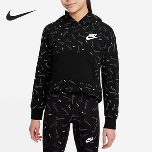 潮流透气运动套头衫 Nike 休闲大童时尚 010 耐克正品 DD7377