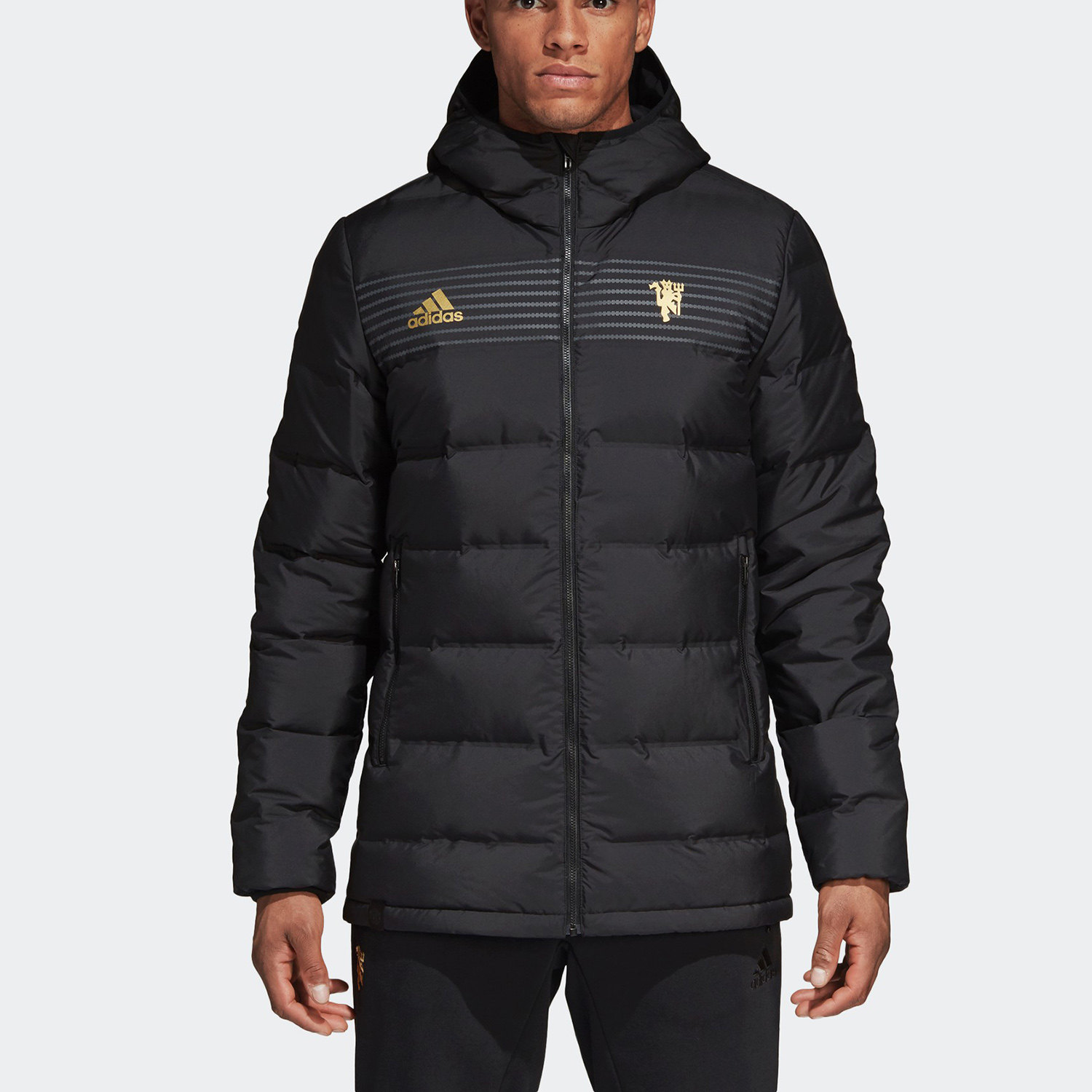 Adidas/阿迪达斯正品MUFC DWN曼联男子冬季训练羽绒服外套 CY6114