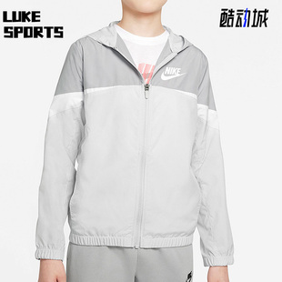 JACKET大童休闲运动连帽夹克外套DD8701 WOVEN 025 耐克正品 Nike