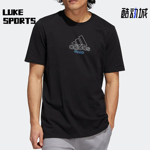 Adidas/阿迪达斯男子运动短袖