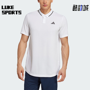 阿迪达斯正品 男士 Adidas 新款 HS3245 网球运动短袖 翻领POLO衫