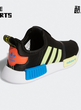 Adidas/阿迪达斯正品三叶草NMD 360 C儿童一脚蹬休闲运动鞋GX8390