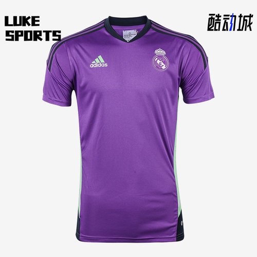 Adidas/阿迪达斯正品新款男子足球训练透气运动短袖T恤HT8809