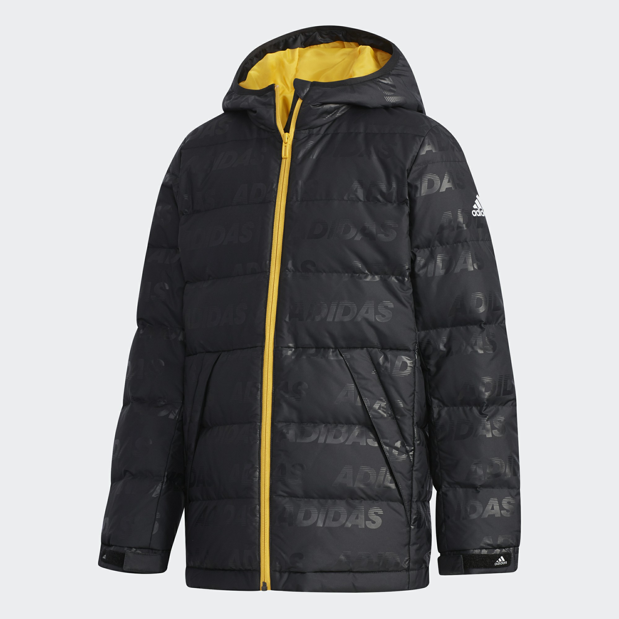 Adidas/阿迪达斯正品春季新款休闲连帽小童运动羽绒服 EH4169