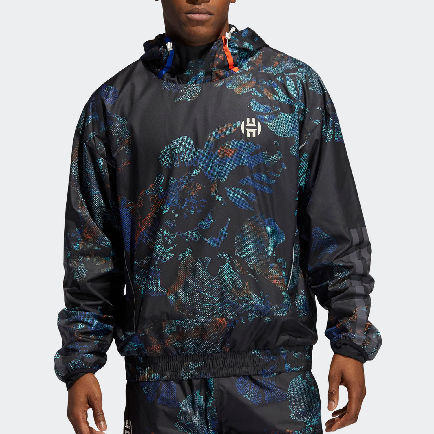 Adidas/阿迪达斯正品春季男子哈登篮球运动夹克外套 GH6696