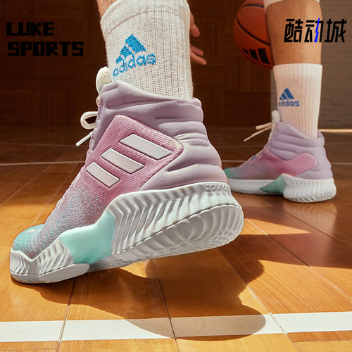 Adidas/阿迪达斯正品PRO BOUNCE 2018男女运动篮球鞋IG4496