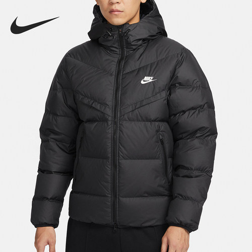 Nike/耐克正品冬季新款男子运动保暖连帽羽绒服FB8178-010
