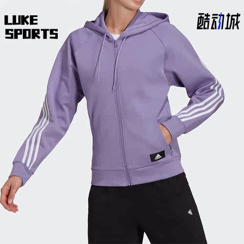 阿迪达斯女子连帽夹克外套