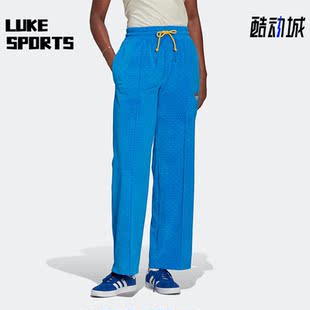 IB2048 三叶草女子运动休闲保暖针织直筒长裤 Adidas 阿迪达斯正品