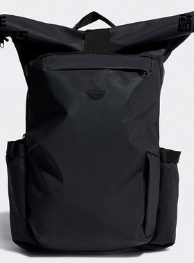 Adidas/阿迪达斯正品ROLLTOP三叶草休闲男女时尚双肩背包 HG8467