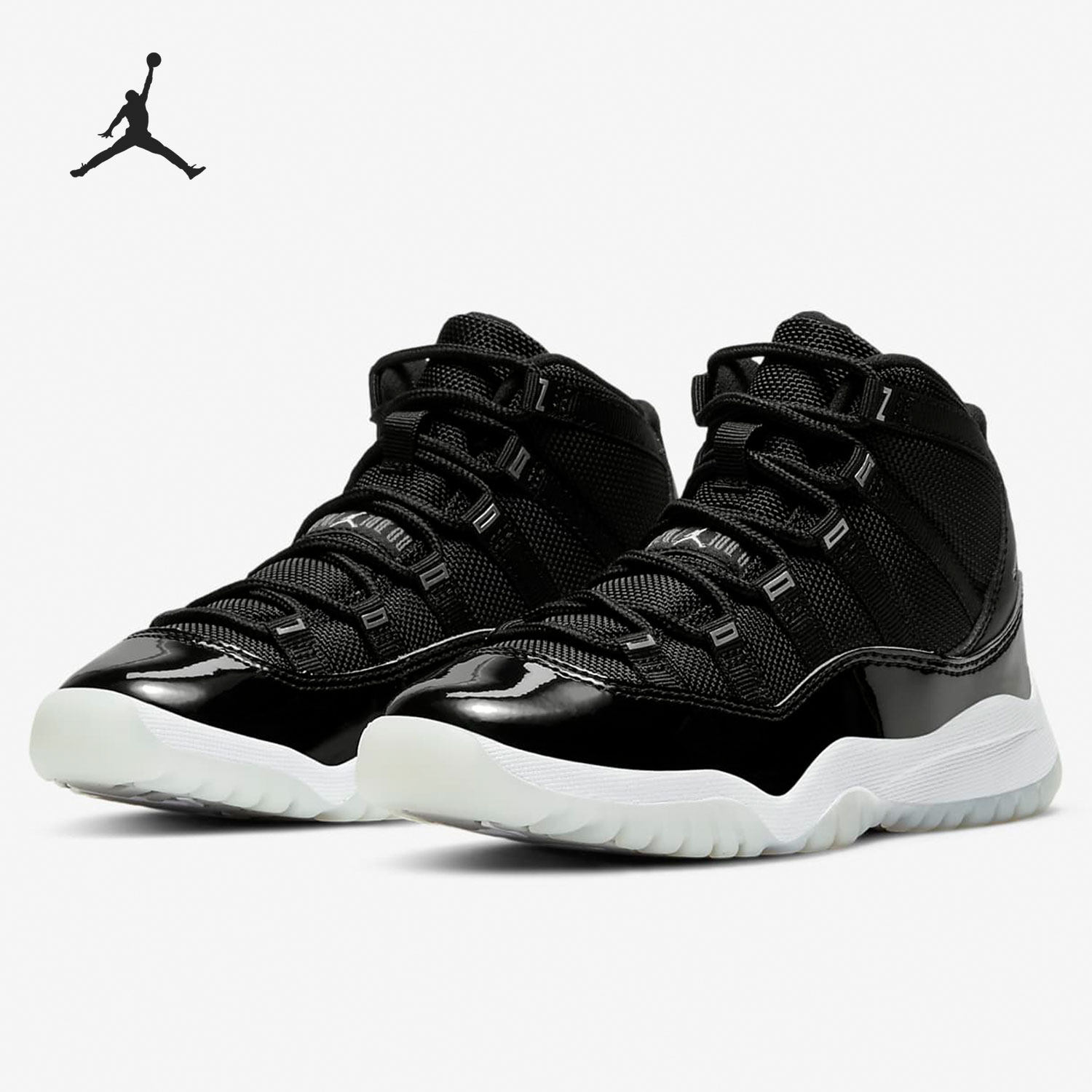 Nike/耐克正品Air Jordan11 aj11黑银大魔王2.0儿童鞋378039-011