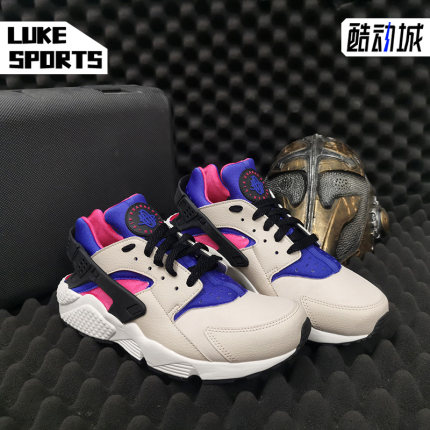 Nike/耐克正品 AIR HUARACHE男子华莱士黑白经典运动休闲鞋318429