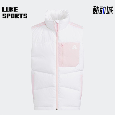 阿迪达斯大童保暖防风羽绒马甲