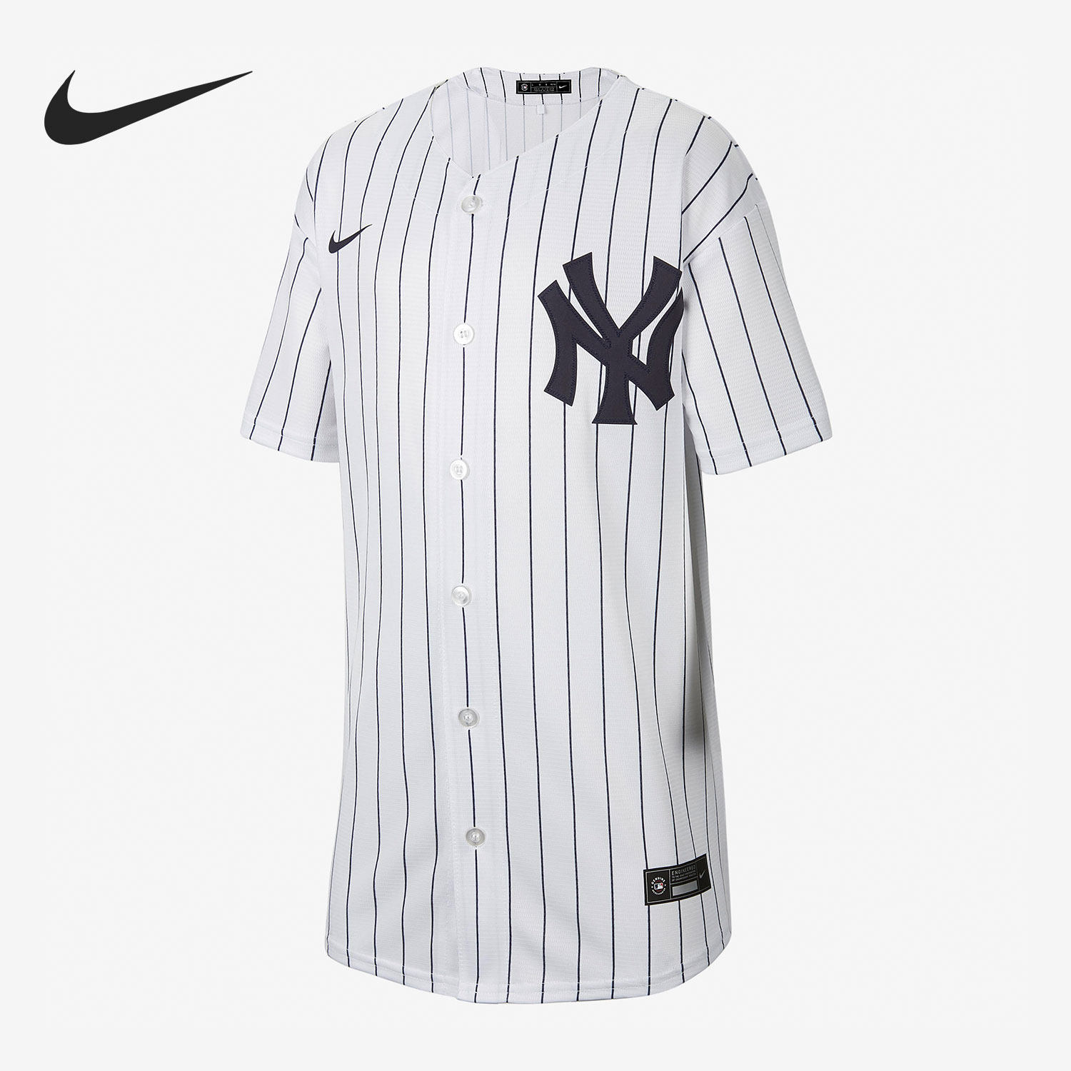 Nike/耐克正品夏季新款运动休闲大童系扣透气短袖T恤 DM9237-100