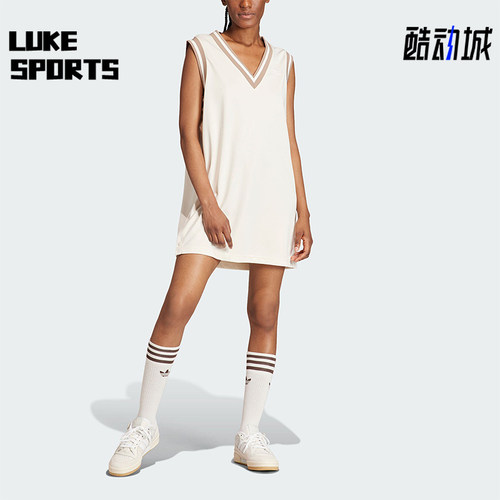 Adidas/阿迪达斯女子无袖连衣裙