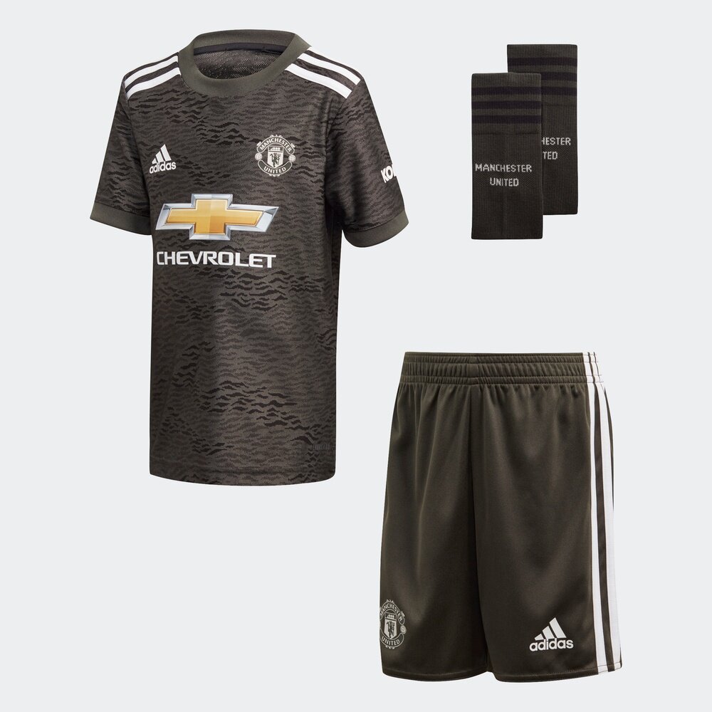 Adidas/阿迪达斯正品MUFC A MINI 小童装秋季足球运动套装EE2394