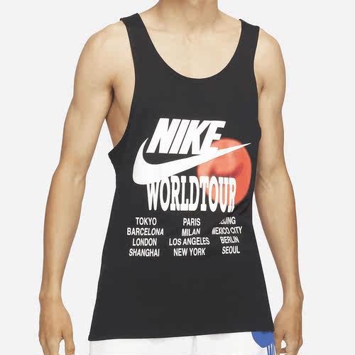 Nike/耐克正品 Nike Sportswear 环游世界男子运动背心DA0936-010