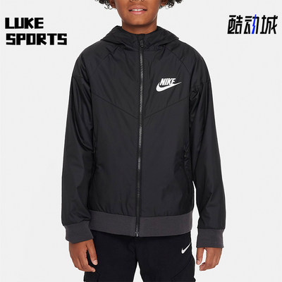 Nike/耐克正品Sportswear Windrunner大童连帽夹克FN8757-010