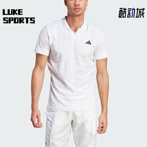 Adidas/阿迪达斯正品FLFT POLO PRO网球男子运动短袖IA7099