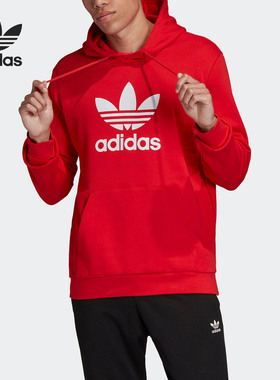 Adidas/阿迪达斯正品春季新款三叶草男子运动套头衫 FM3783