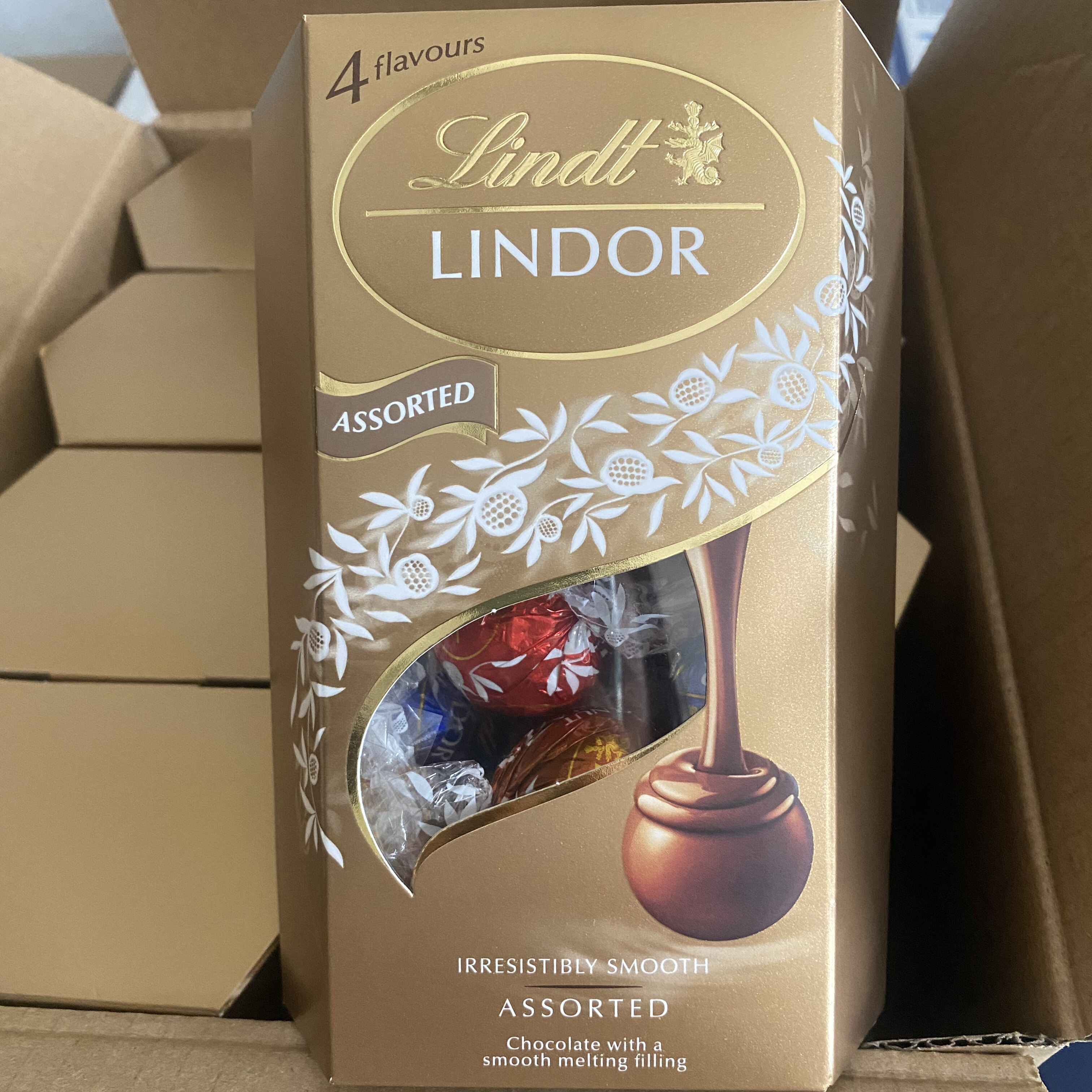 Lindor瑞士莲巧克力软心200g牛奶味原装年货礼盒进口零食喜糖送礼