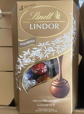 Lindor瑞士莲巧克力软心200g牛奶味原装年货礼盒进口零食喜糖送礼