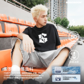 GOGOSOON夏季 情侣上衣潮Q T恤250g男logo印花防晒50 新款 速干短袖