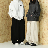 GOGOSOON休闲裤 子400g加厚星空呢刺绣垂感潮流Q 裤 长裤 男秋冬新款