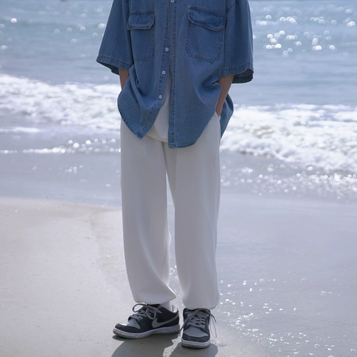 Осенние освежающие тонкие штаны для школьников