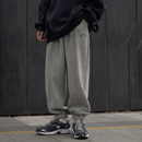 GOGOSOON加绒加厚卫裤男新款2025秋冬运动束脚青少年休闲宽松收脚