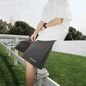 休闲短裤 GOGOSOON夏季 新款 285g男logo刺绣半松紧腰宽松直筒五分Q