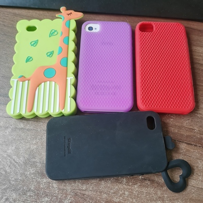 more适用于iPhone4S手机壳硅胶软套苹果4代保护壳外套全包清仓